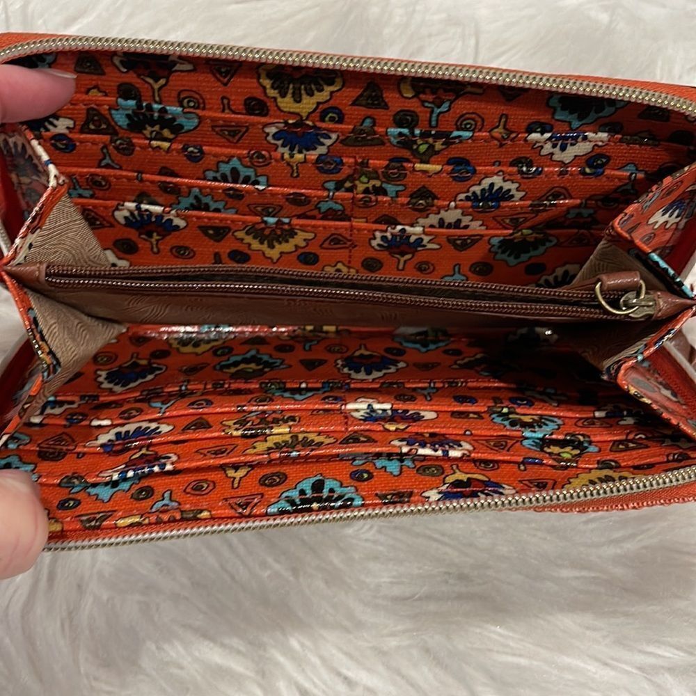 Sakroots Elephant Print Zip Around Wallet - Picture 9 of 16
